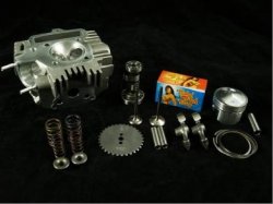 Vkonov kit na 140ccm motor, z 10,5 na 17 kon se zvodn hlavo