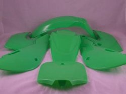 Kompletn sada KLX plast Pro flex zelen