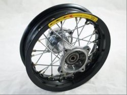 10" Zadn kolo, SDG sted, rfek ern - 2,15 x 10"